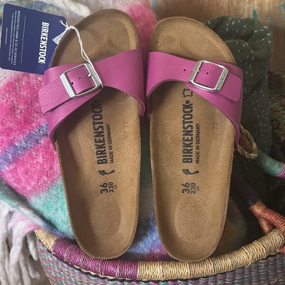 Birkenstock Madrid Graceful Magenta Haze NWT - Picture 1 of 5